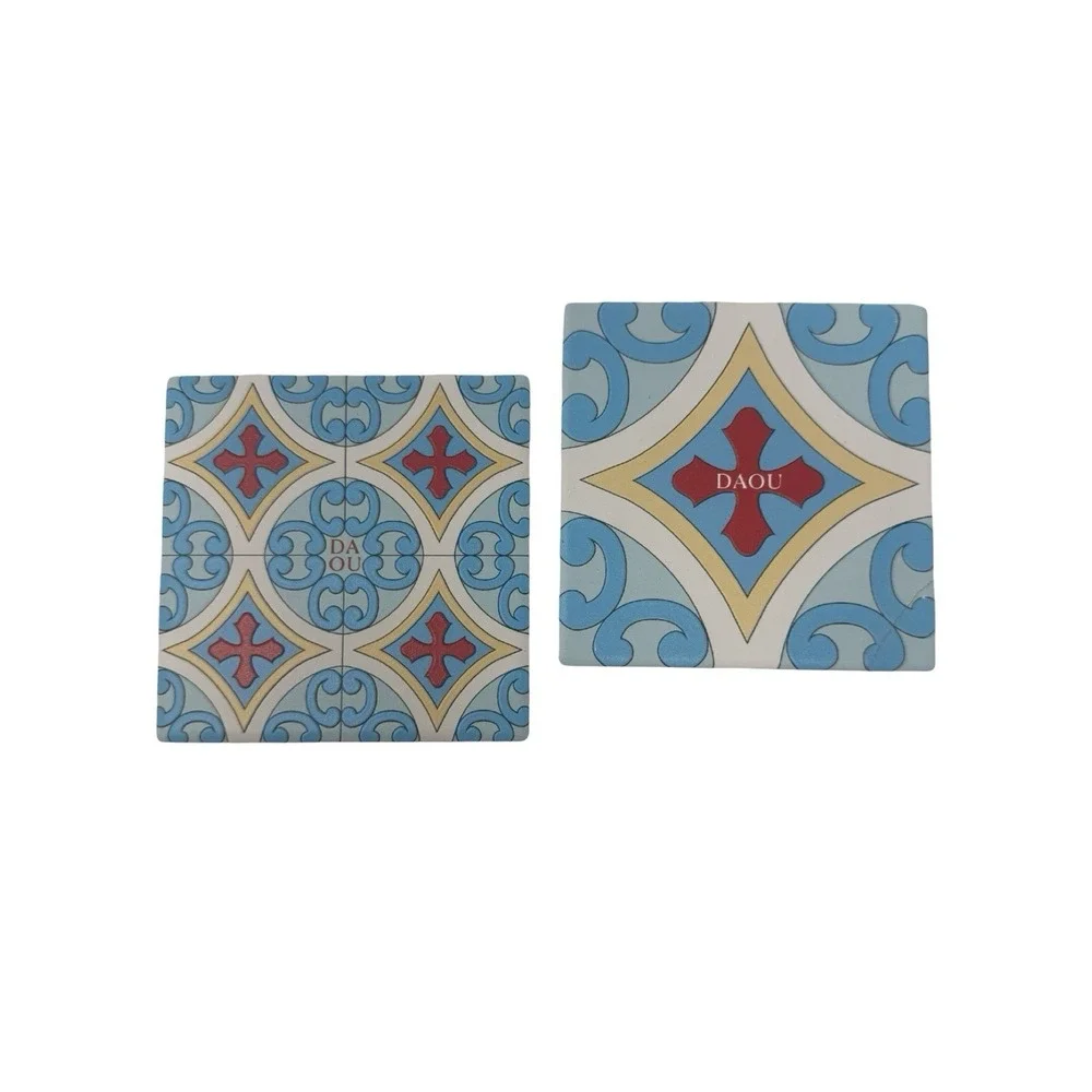 DAOU VINEYARDS Ceramic Coasters Set Of 2 NEW IN BOX Lebanese Exclusive Set